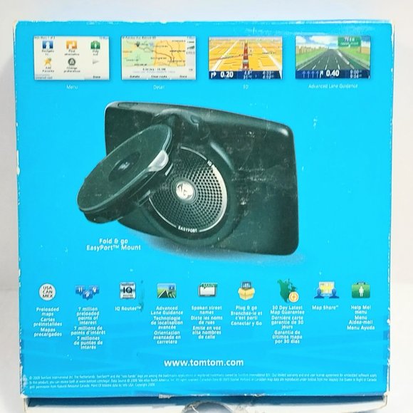 Tom Tom XL 340S GPS With Charger Manual And Box #1331 - Picture 2 of 13